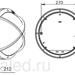 Светодиодный светильник DAMIN LED 40 silver 4000K - фото №3