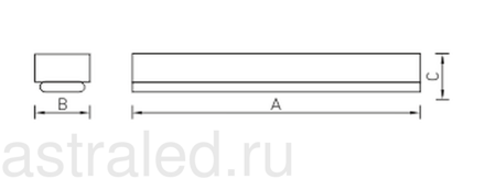 Светодиодный светильник ALO (1) 136 HF