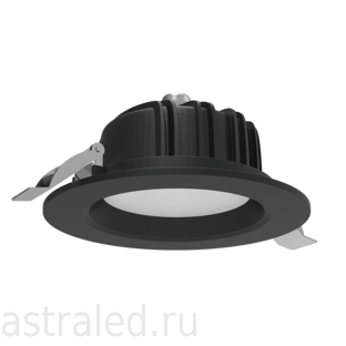 Светильник светодиодный  Downlight 40W черный 4000K