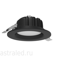 Светильник светодиодный  Downlight 40W черный 4000K