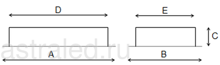 Светодиодный светильник OTR/R 255 /595/ HF