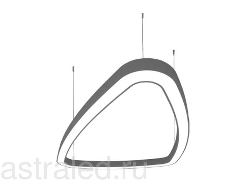 Светодиодный светильник CYCLE TRIO P LED 1700/1400 4000K km