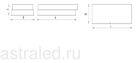 Светодиодный светильник OPL/R 414 HF