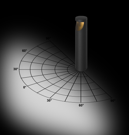 Светильник столбик серии SHARDEN H=800mm 12W 220V IP65