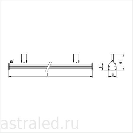 Светодиодный светильник ДО43-40-102 Korvet 750