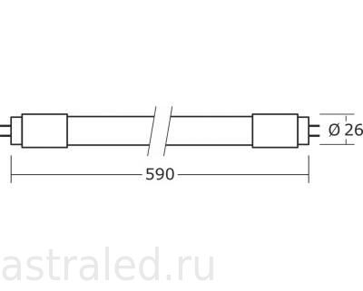 Светодиодная лампа HLT10-04-W-02