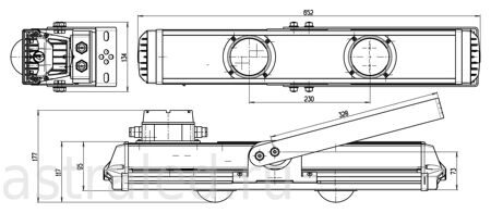 Светодиодный светильник СГУ-110-1201-Ех (LL-DS-110.Ex)