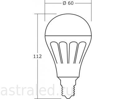 Светодиодная лампа HLB11-29-W-02 (E27)