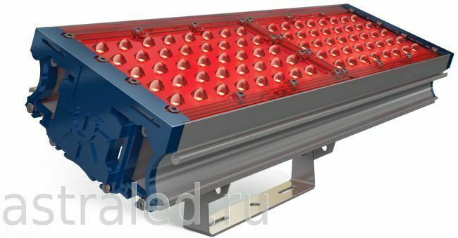 Архитектурный промышленный светильник TL-PROM 100 PR Plus FL (К40) Red