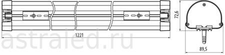 Настенный светодиодный светильник LINE.N 32