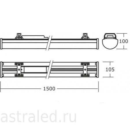 Светодиодный светильник THM36-19-NW-02 LINE