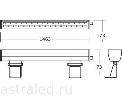 Светодиодный светильник ISK50-03-C-01 EL