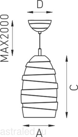 Светодиодный светильник COIL M