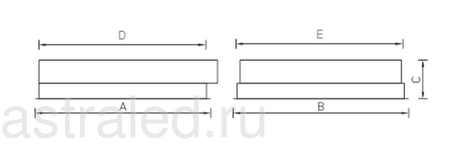 Светодиодный светильник PRBLUX/R 418 /595/ HF