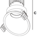 Светодиодный светильник FAMO ASM 07 WH D45 3000K (with driver) - фото №3